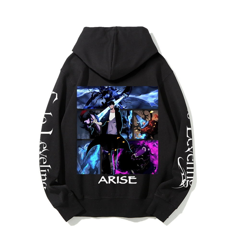 Unisex Casual Hoodie Sweatshirt solo leveling
