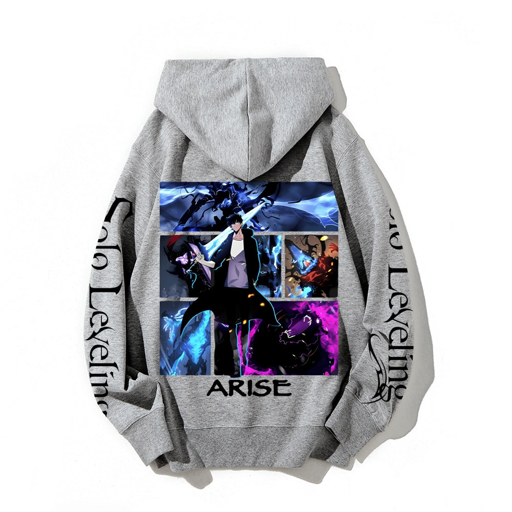 Unisex Casual Hoodie Sweatshirt solo leveling