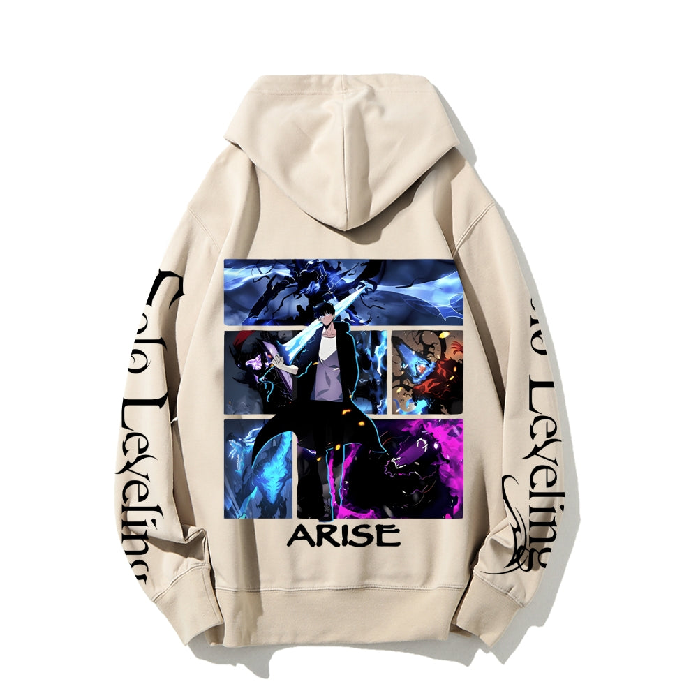 Unisex Casual Hoodie Sweatshirt solo leveling