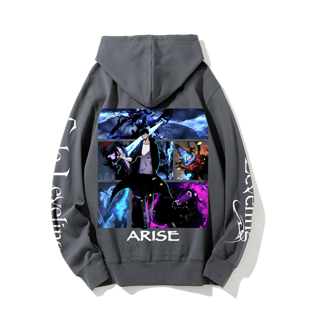 Unisex Casual Hoodie Sweatshirt solo leveling