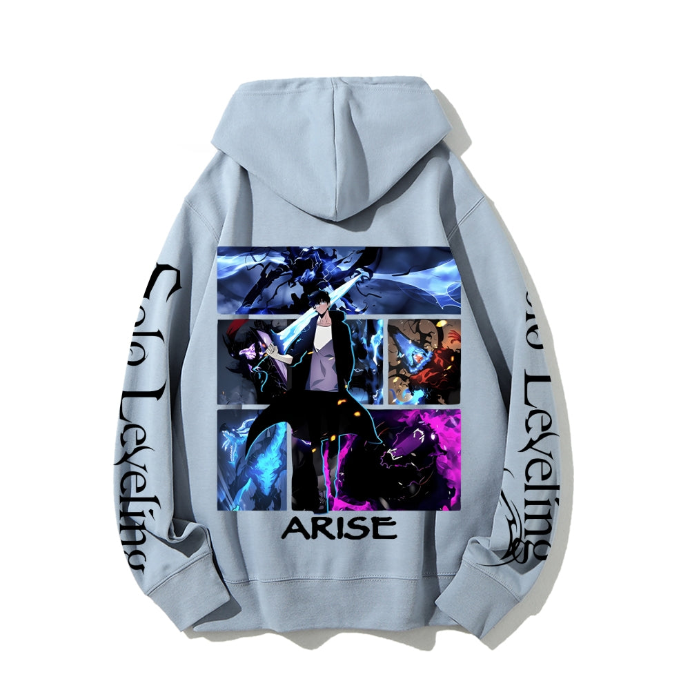 Unisex Casual Hoodie Sweatshirt solo leveling
