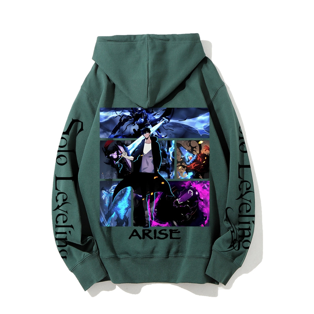 Unisex Casual Hoodie Sweatshirt solo leveling