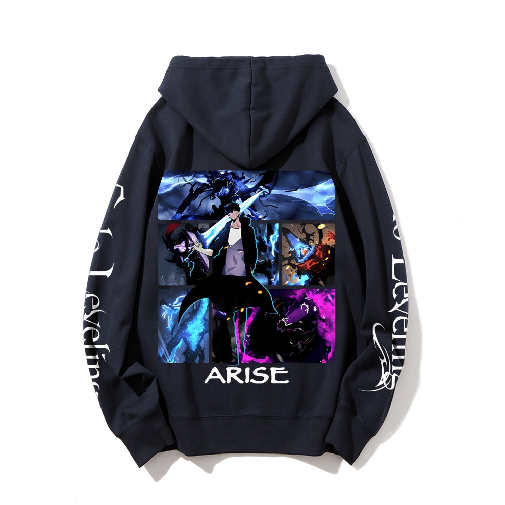 Unisex Casual Hoodie Sweatshirt solo leveling