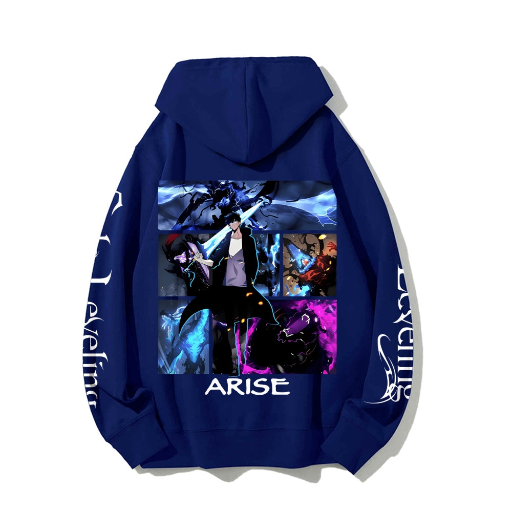Unisex Casual Hoodie Sweatshirt solo leveling