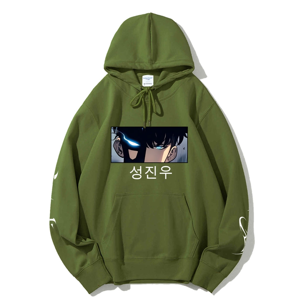 Unisex Casual Hoodie Sweatshirt solo leveling