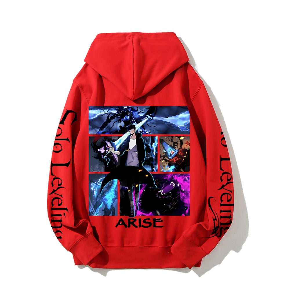 Unisex Casual Hoodie Sweatshirt solo leveling
