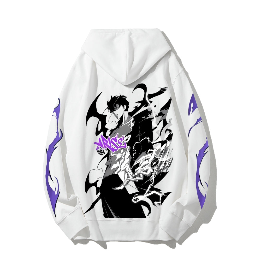 Unisex Casual Hoodie Sweatshirt solo leveling