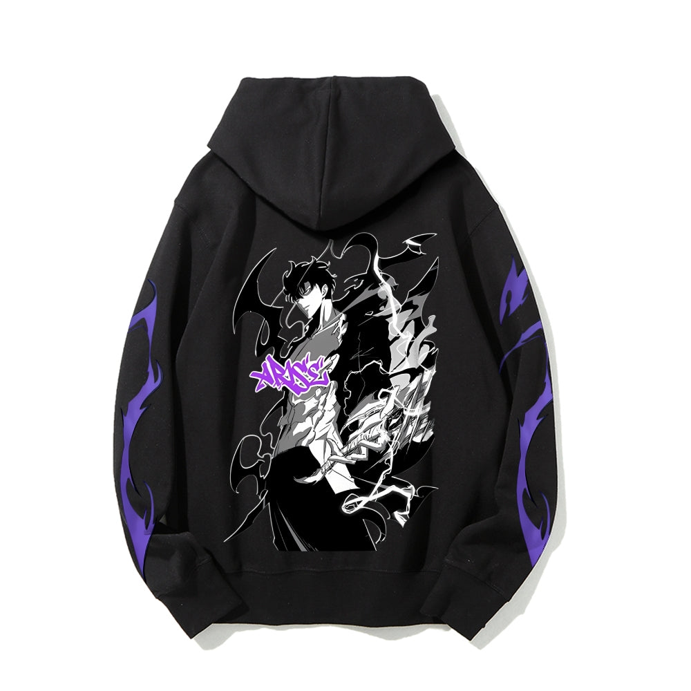 Unisex Casual Hoodie Sweatshirt solo leveling