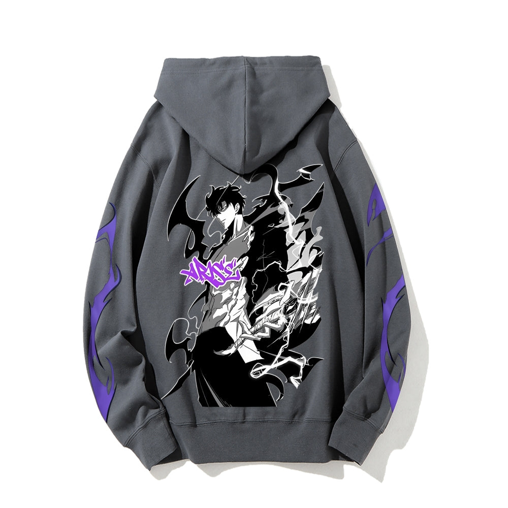 Unisex Casual Hoodie Sweatshirt solo leveling
