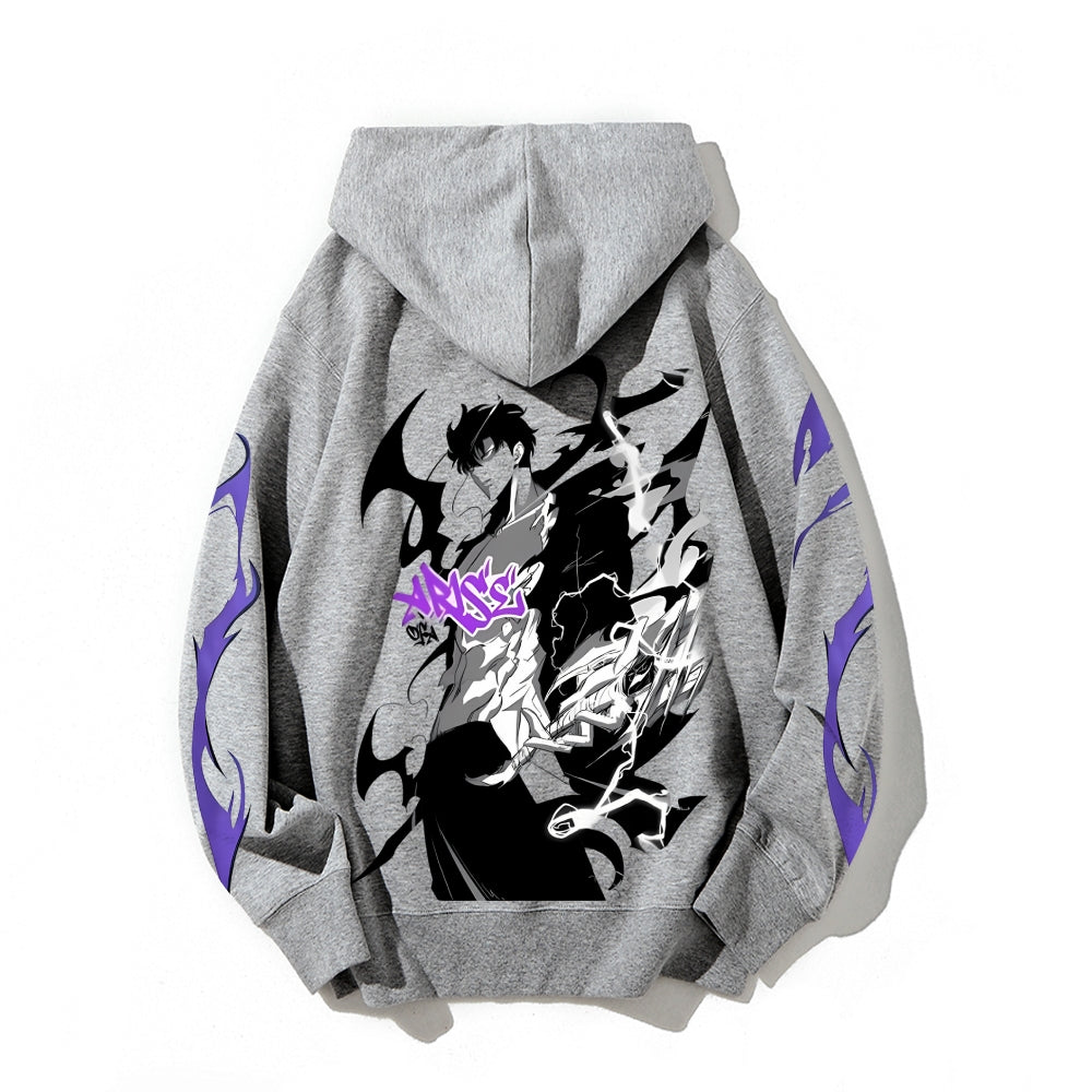 Unisex Casual Hoodie Sweatshirt solo leveling