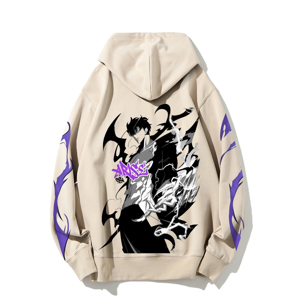 Unisex Casual Hoodie Sweatshirt solo leveling