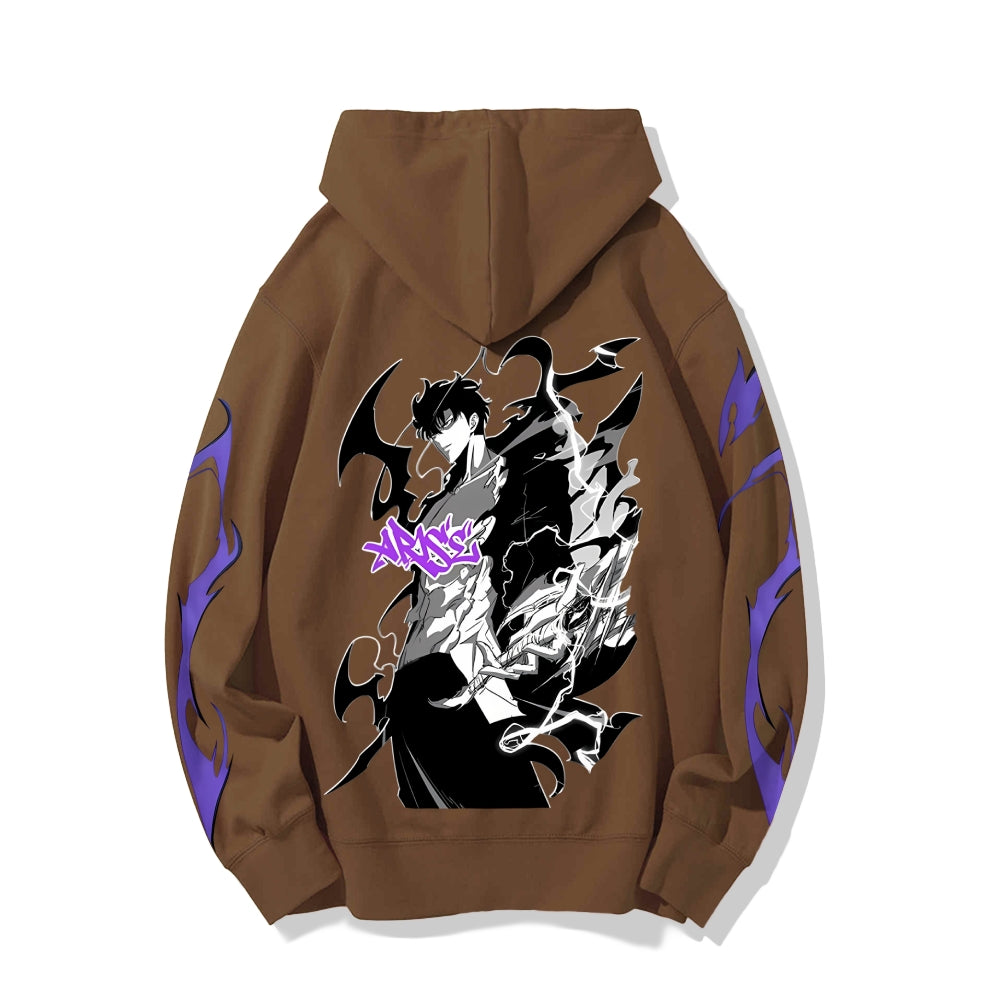 Unisex Casual Hoodie Sweatshirt solo leveling