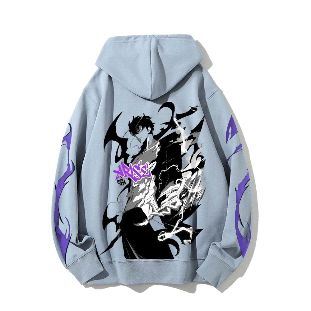 Unisex Casual Hoodie Sweatshirt solo leveling
