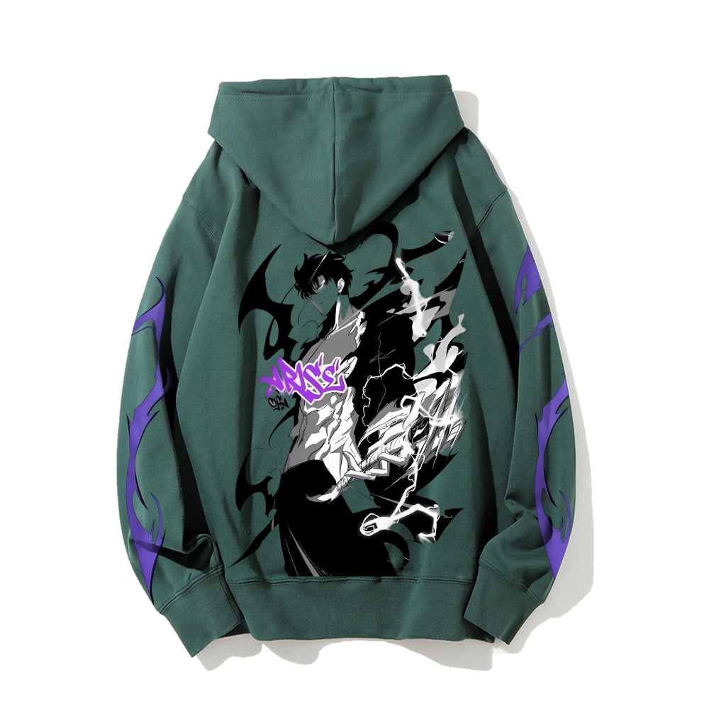 Unisex Casual Hoodie Sweatshirt solo leveling