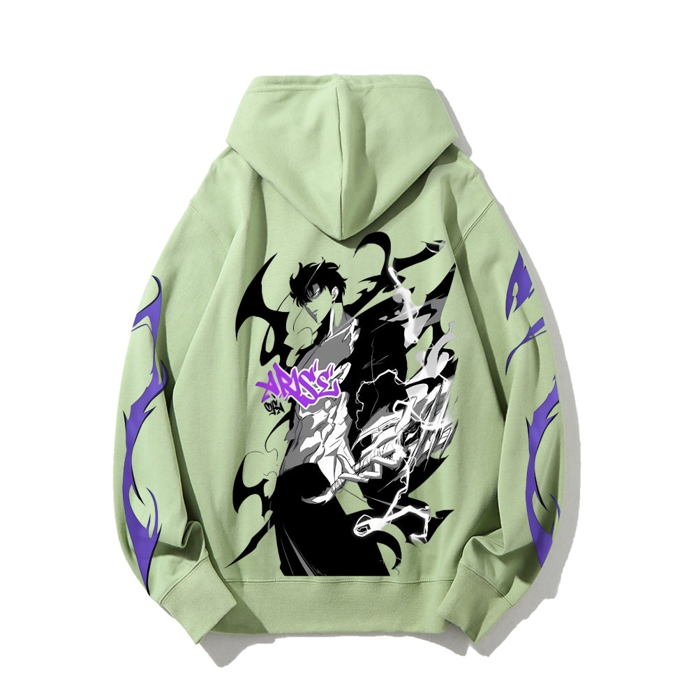 Unisex Casual Hoodie Sweatshirt solo leveling