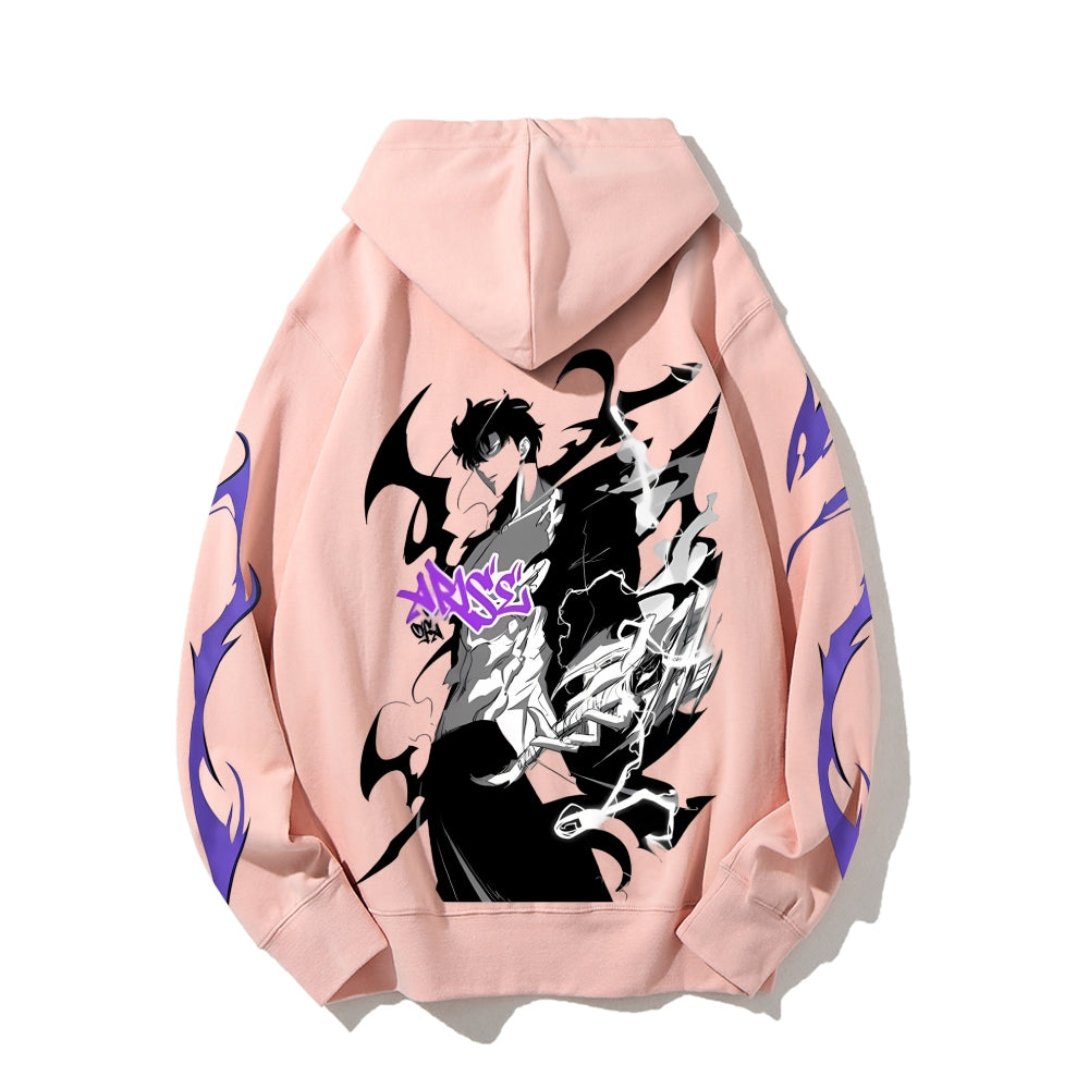 Unisex Casual Hoodie Sweatshirt solo leveling