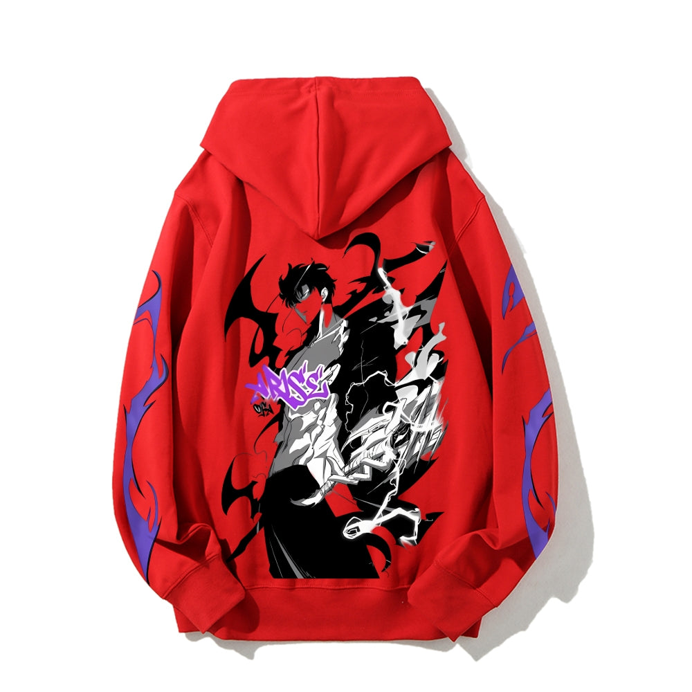 Unisex Casual Hoodie Sweatshirt solo leveling