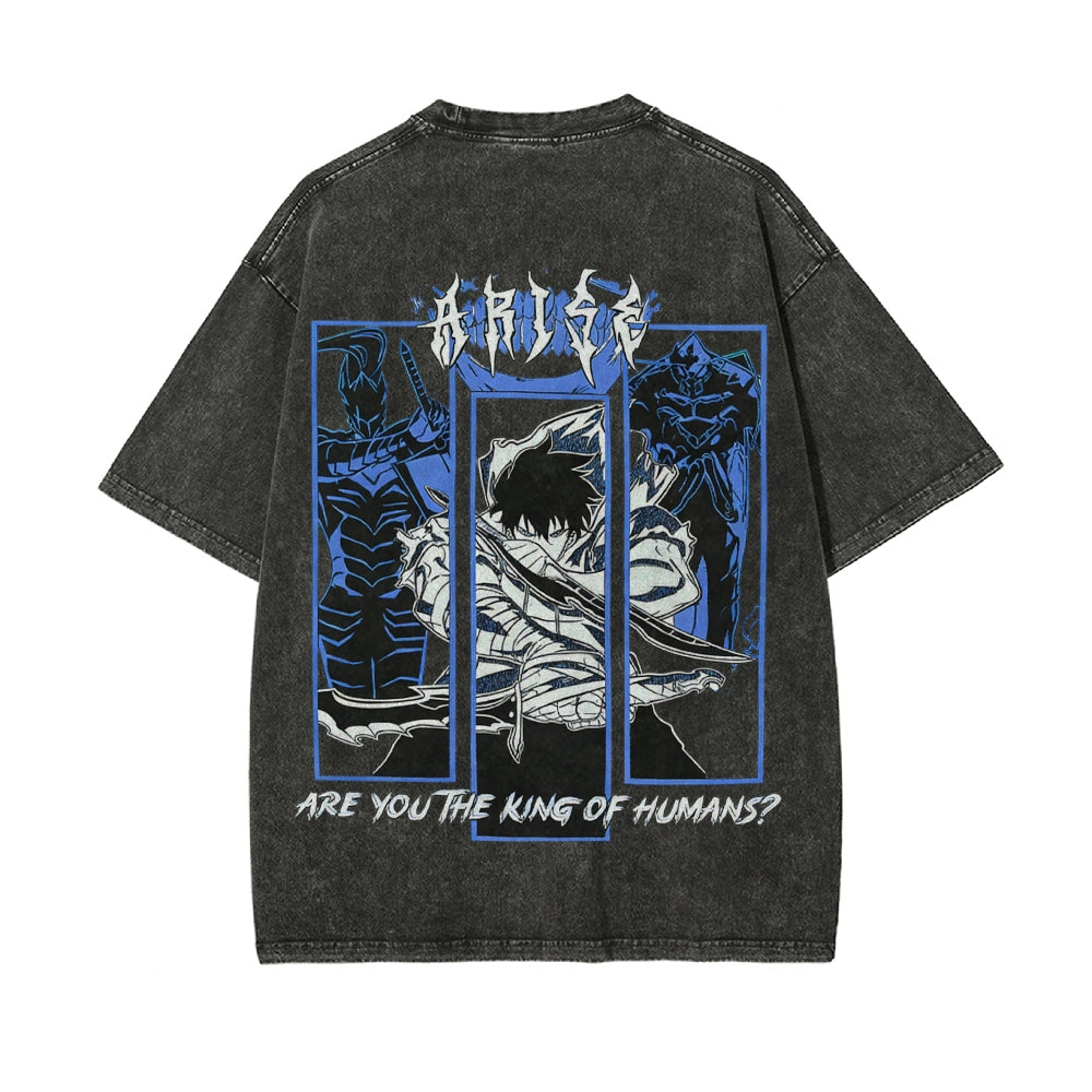 Vintage Oversized T-Shirt SOLO LEVELING