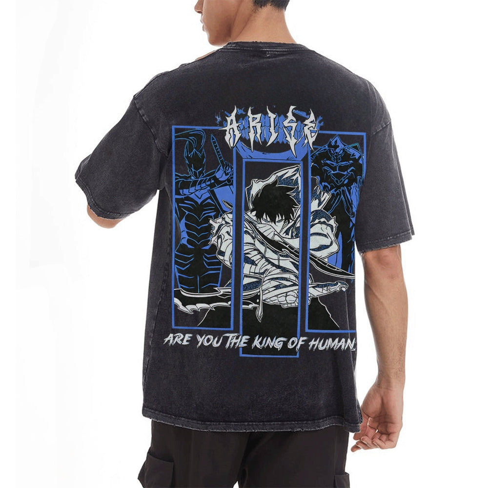 Vintage Oversized T-Shirt SOLO LEVELING