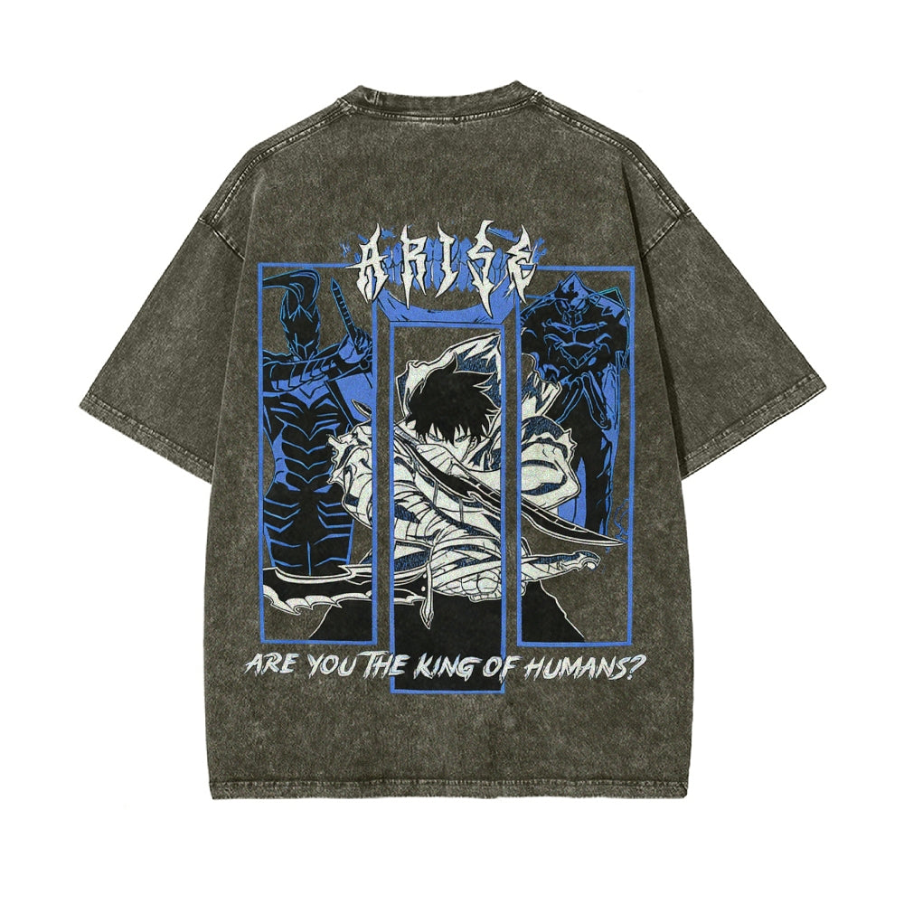 Vintage Oversized T-Shirt SOLO LEVELING