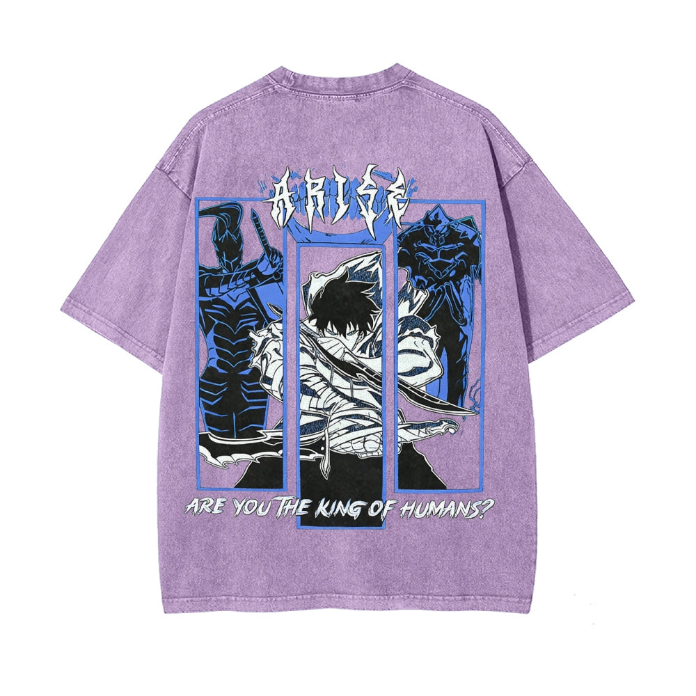 Vintage Oversized T-Shirt SOLO LEVELING