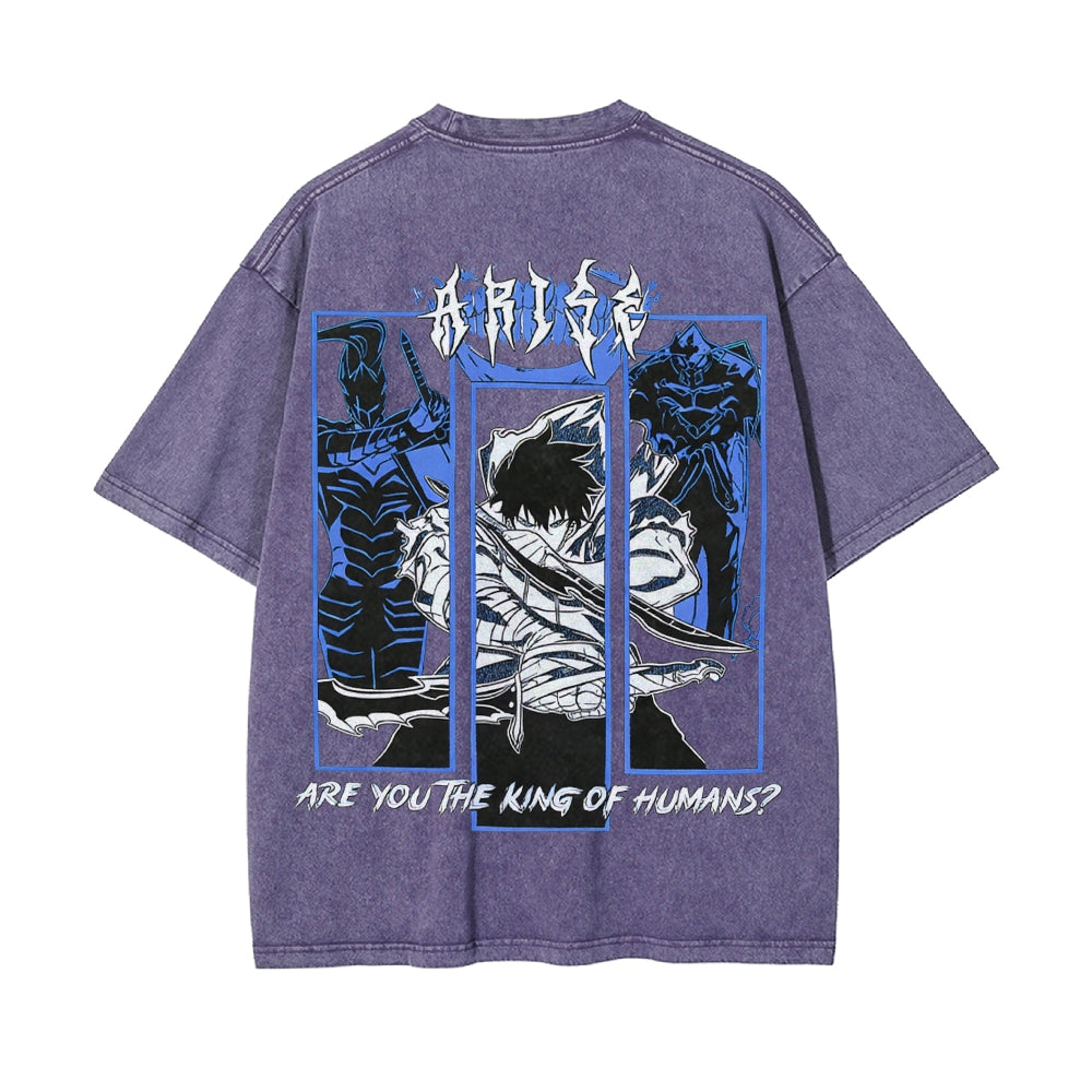 Vintage Oversized T-Shirt SOLO LEVELING