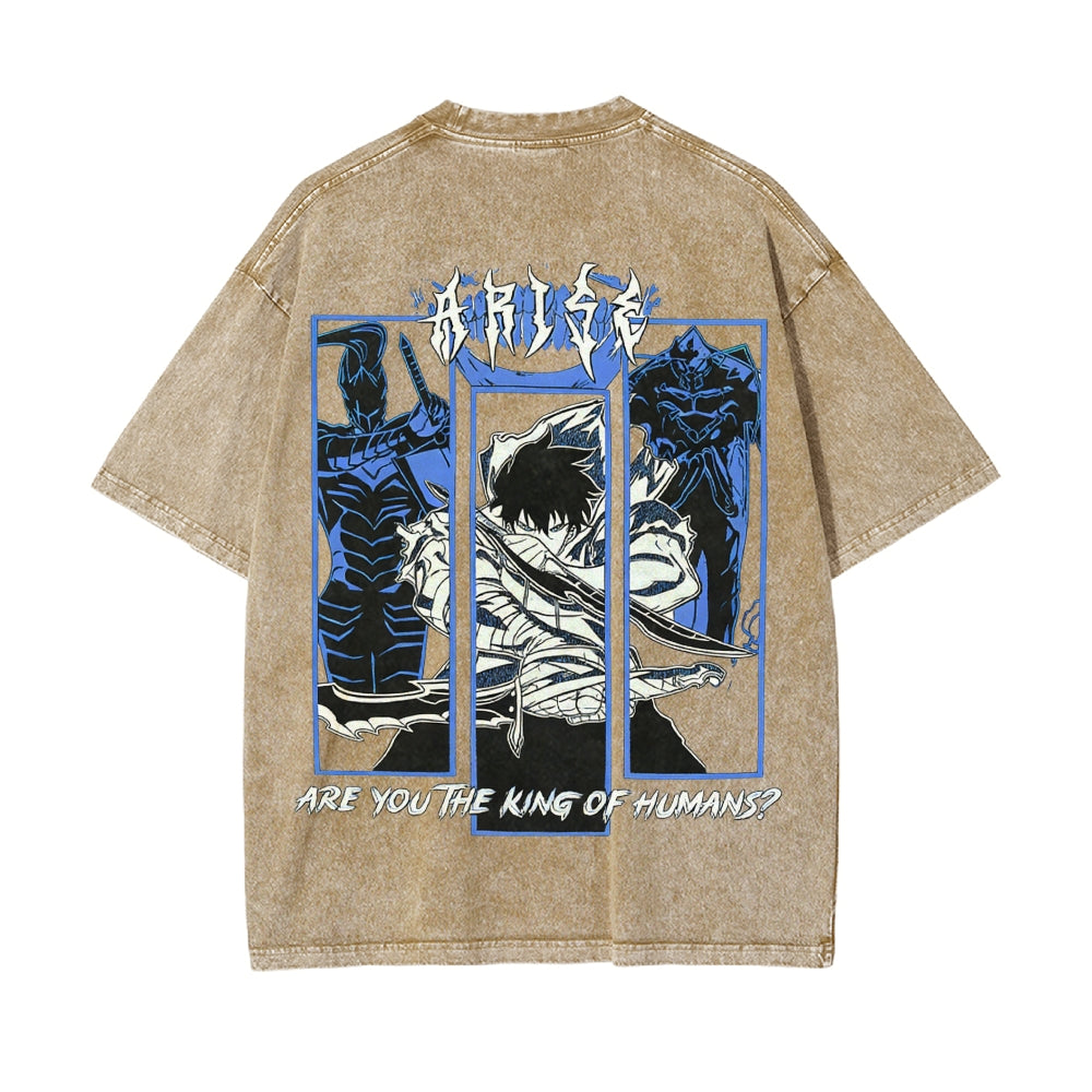 Vintage Oversized T-Shirt SOLO LEVELING
