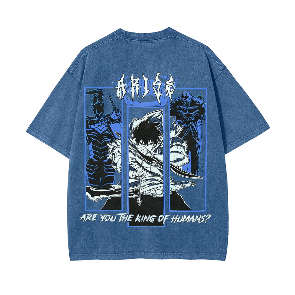 Vintage Oversized T-Shirt SOLO LEVELING