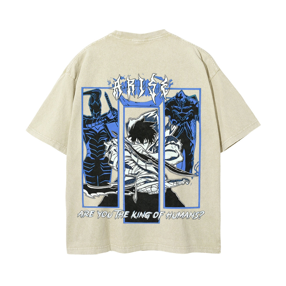 Vintage Oversized T-Shirt SOLO LEVELING