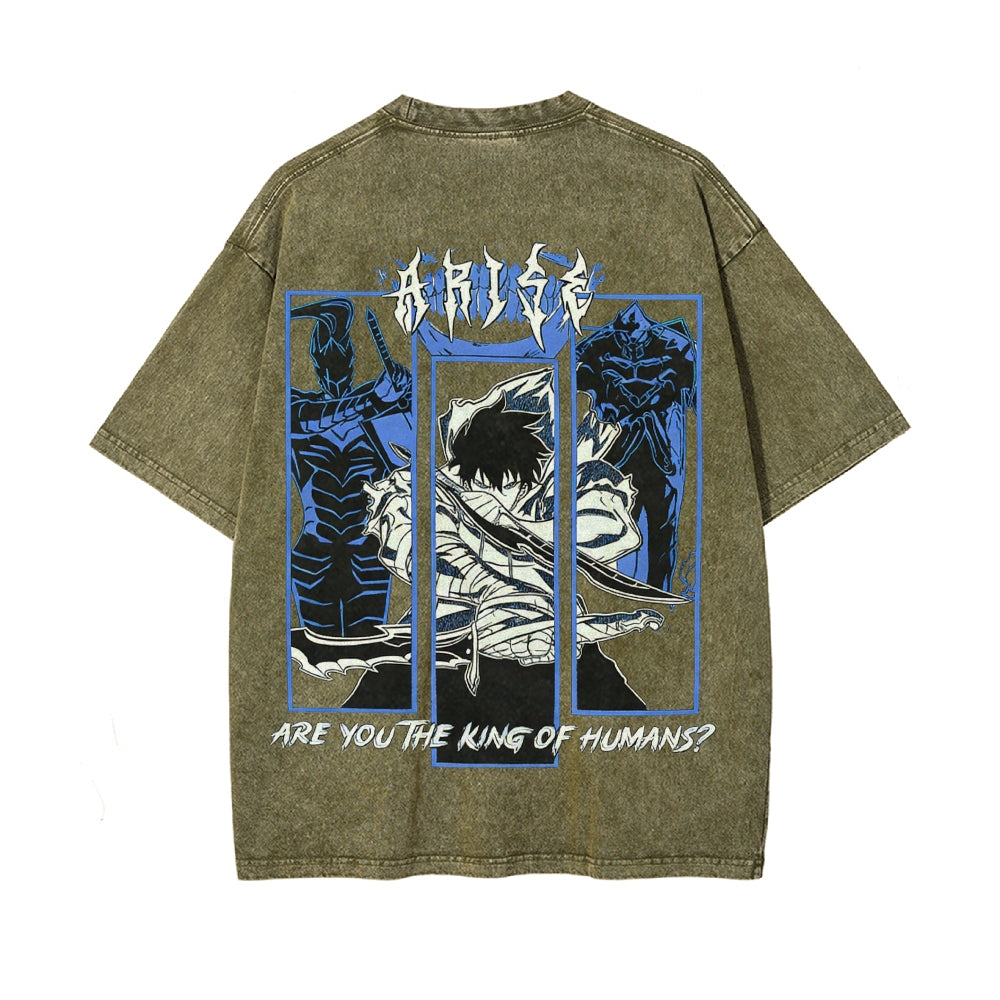 Vintage Oversized T-Shirt SOLO LEVELING