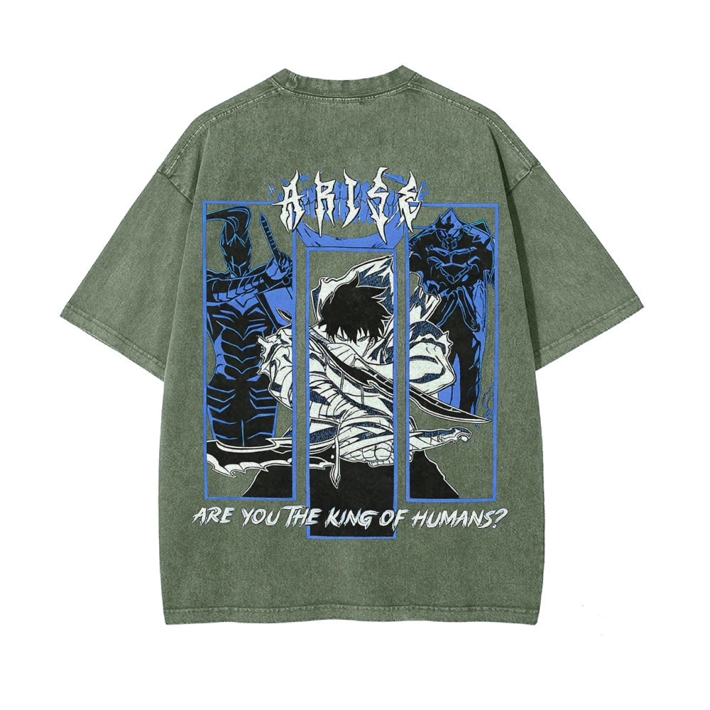 Vintage Oversized T-Shirt SOLO LEVELING