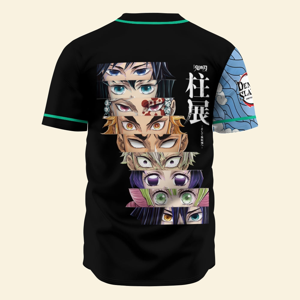 Demon Slayer anime baseball jersey