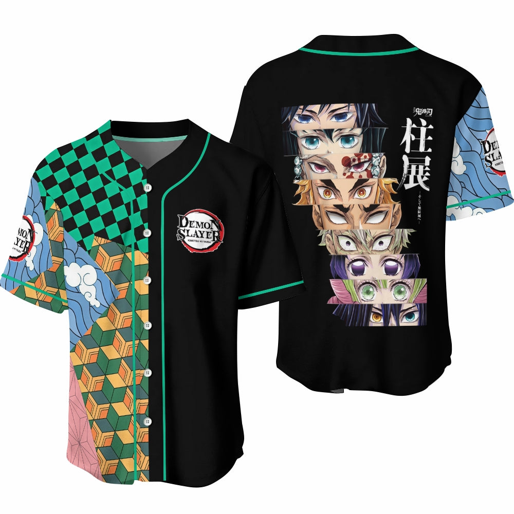 Demon Slayer anime baseball jersey