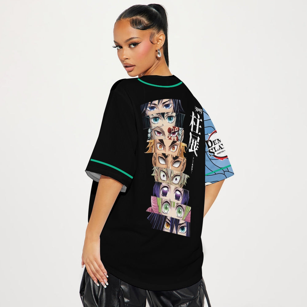 Demon Slayer anime baseball jersey