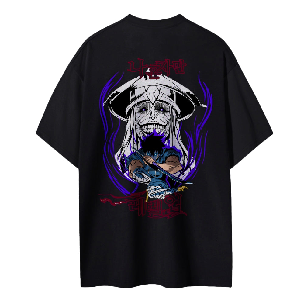 Solo Leveling Pure Cotton Unisex Crew Neck Anime T-Shirt