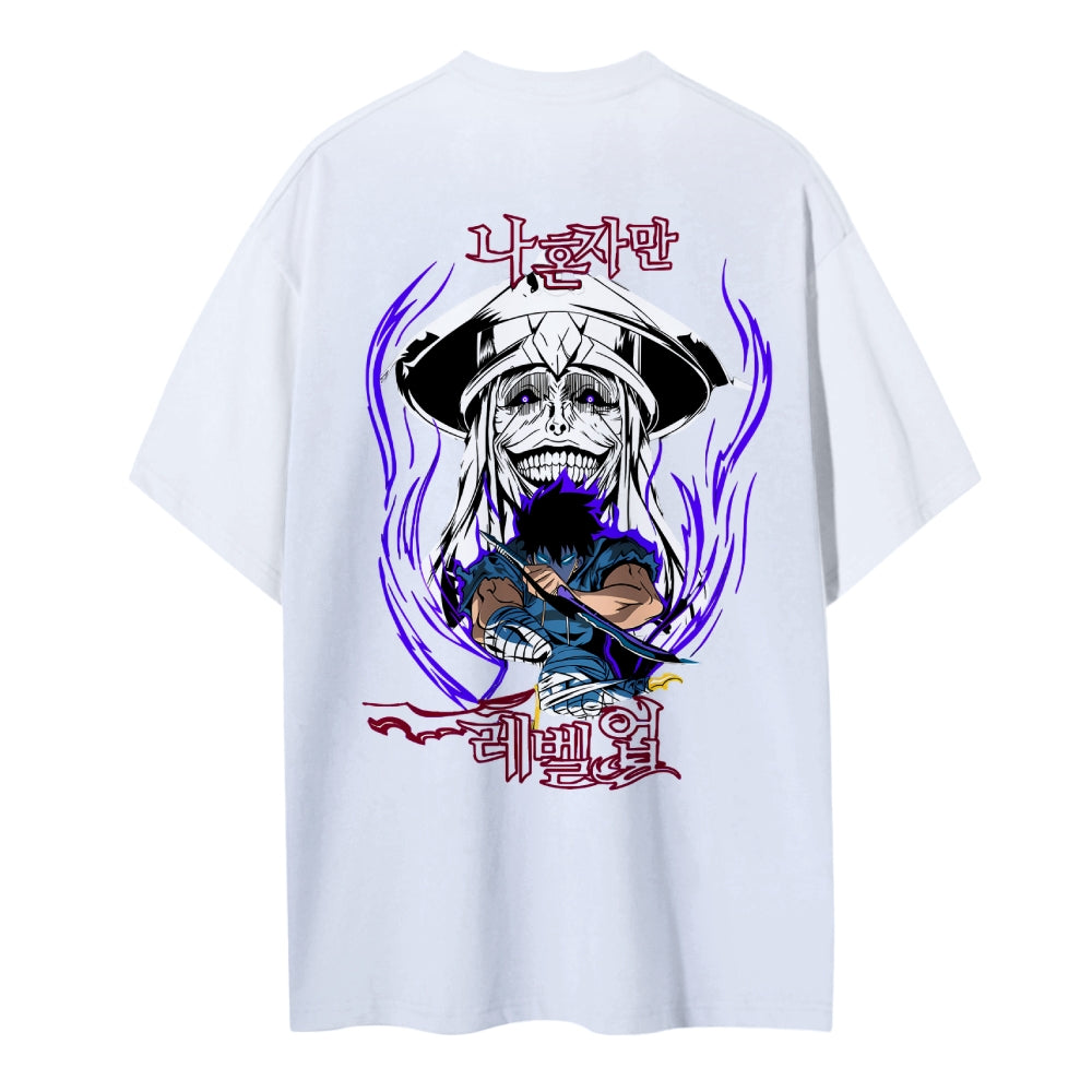 Solo Leveling Pure Cotton Unisex Crew Neck Anime T-Shirt