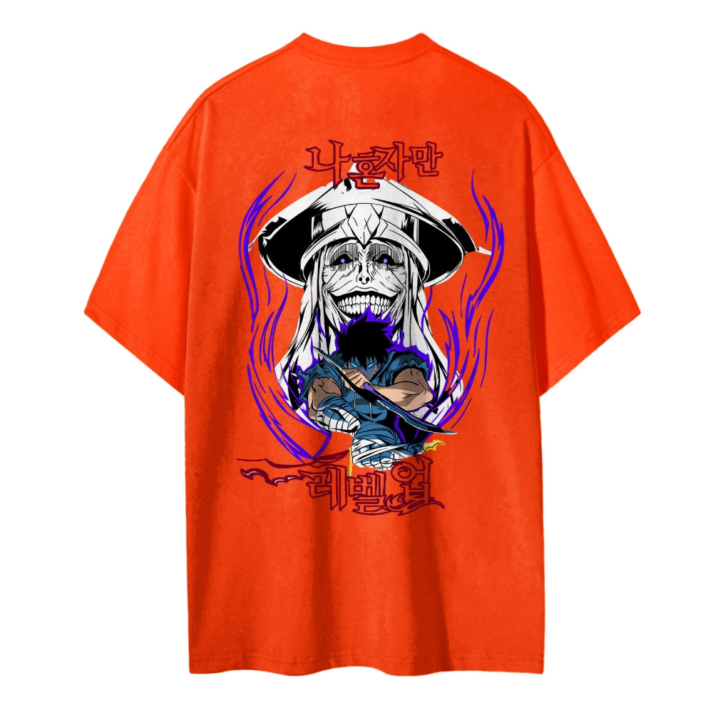 Solo Leveling Pure Cotton Unisex Crew Neck Anime T-Shirt