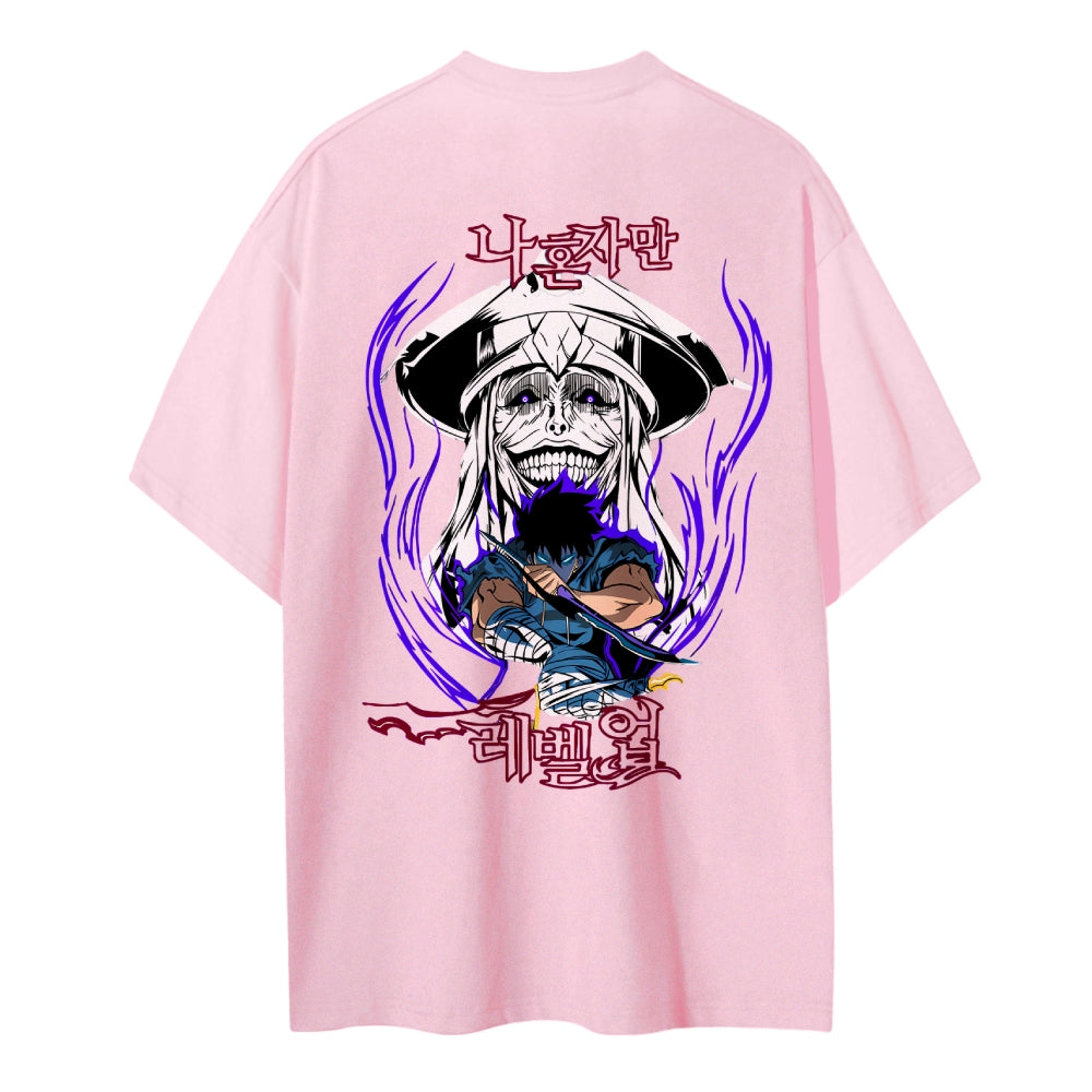 Solo Leveling Pure Cotton Unisex Crew Neck Anime T-Shirt
