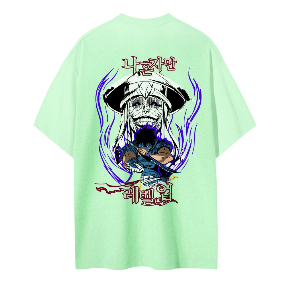 Solo Leveling Pure Cotton Unisex Crew Neck Anime T-Shirt