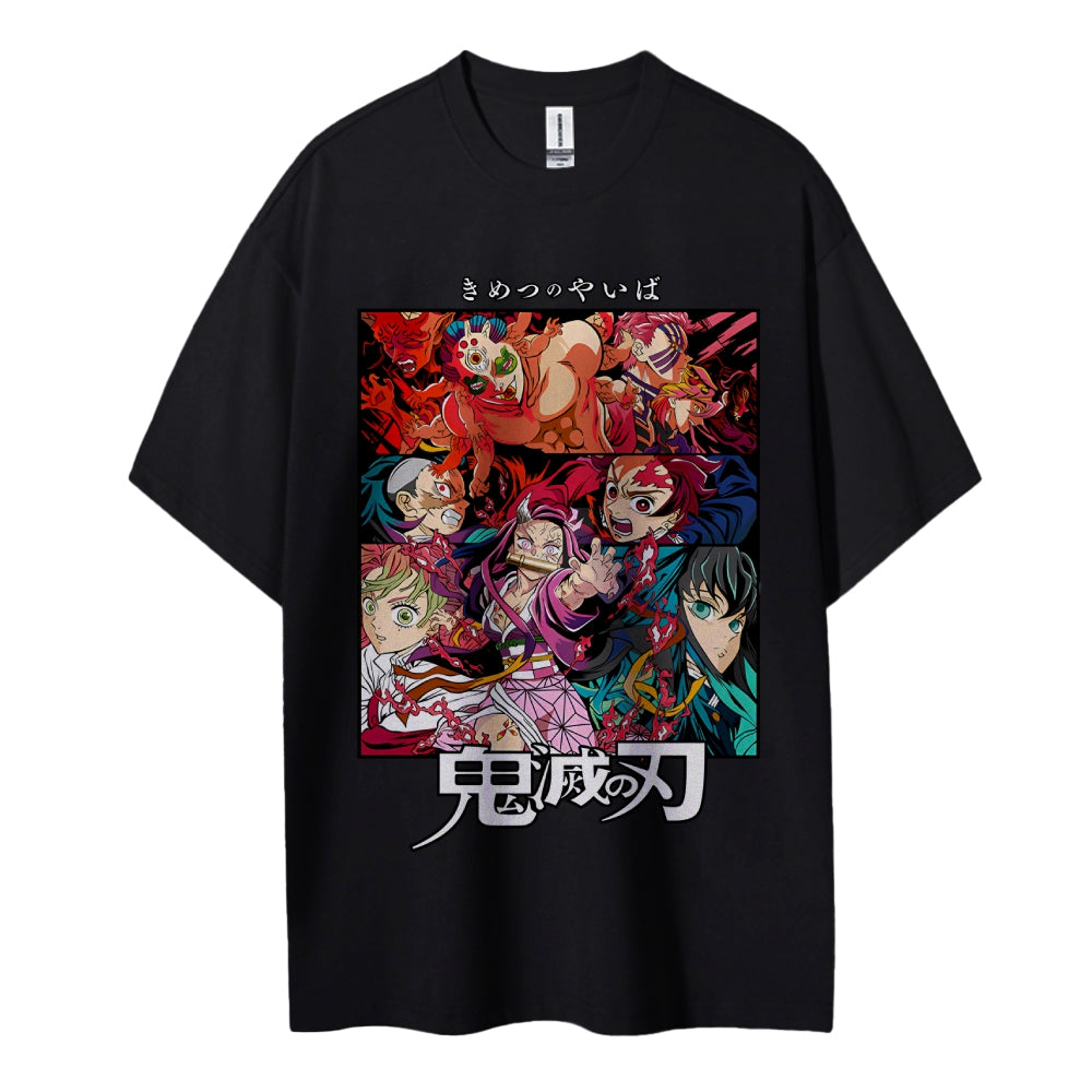 Demon Slayer Pure Cotton Unisex Crew Neck Anime T-Shirt
