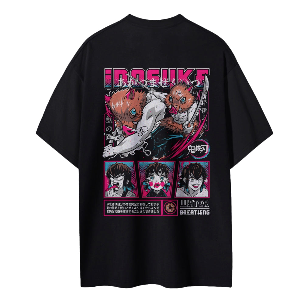 Demon Slayer Cotton Unisex Crew Neck Anime T-Shirt