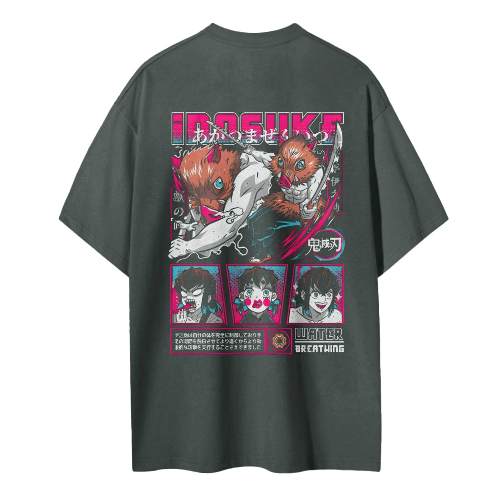 Demon Slayer Cotton Unisex Crew Neck Anime T-Shirt
