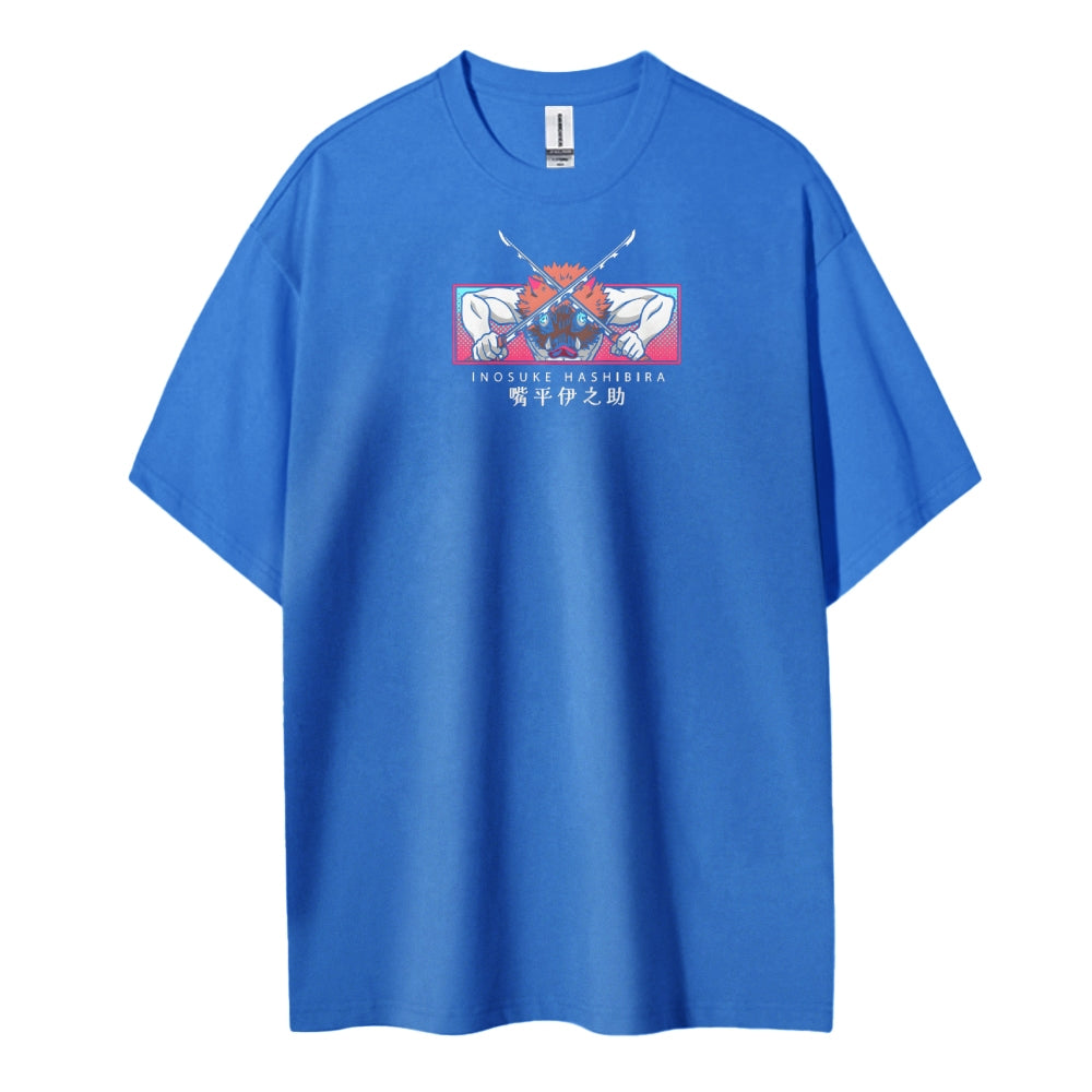 Demon Slayer Cotton Unisex Crew Neck Anime T-Shirt