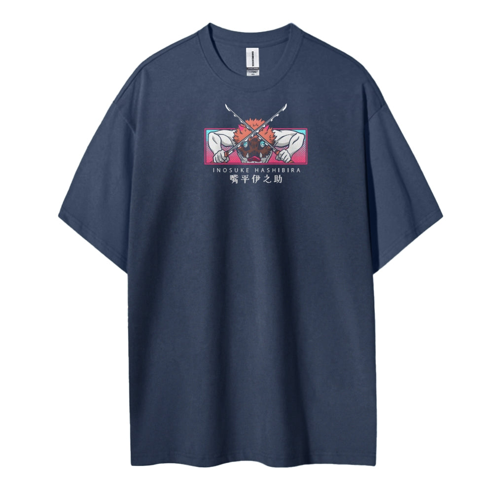 Demon Slayer Cotton Unisex Crew Neck Anime T-Shirt