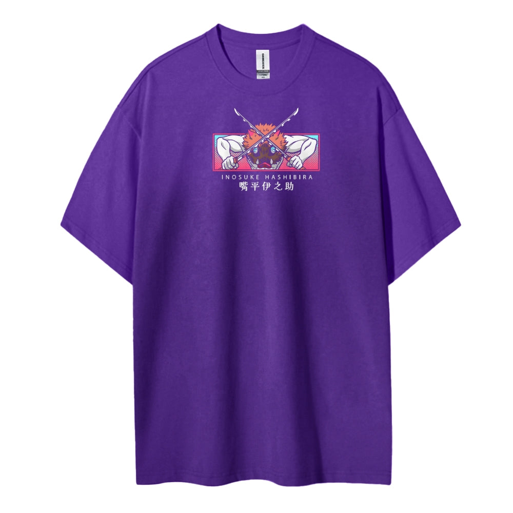 Demon Slayer Cotton Unisex Crew Neck Anime T-Shirt