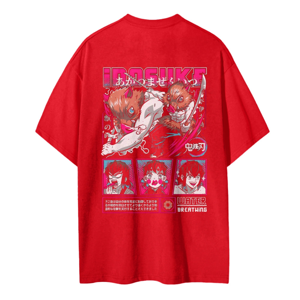 Demon Slayer Cotton Unisex Crew Neck Anime T-Shirt