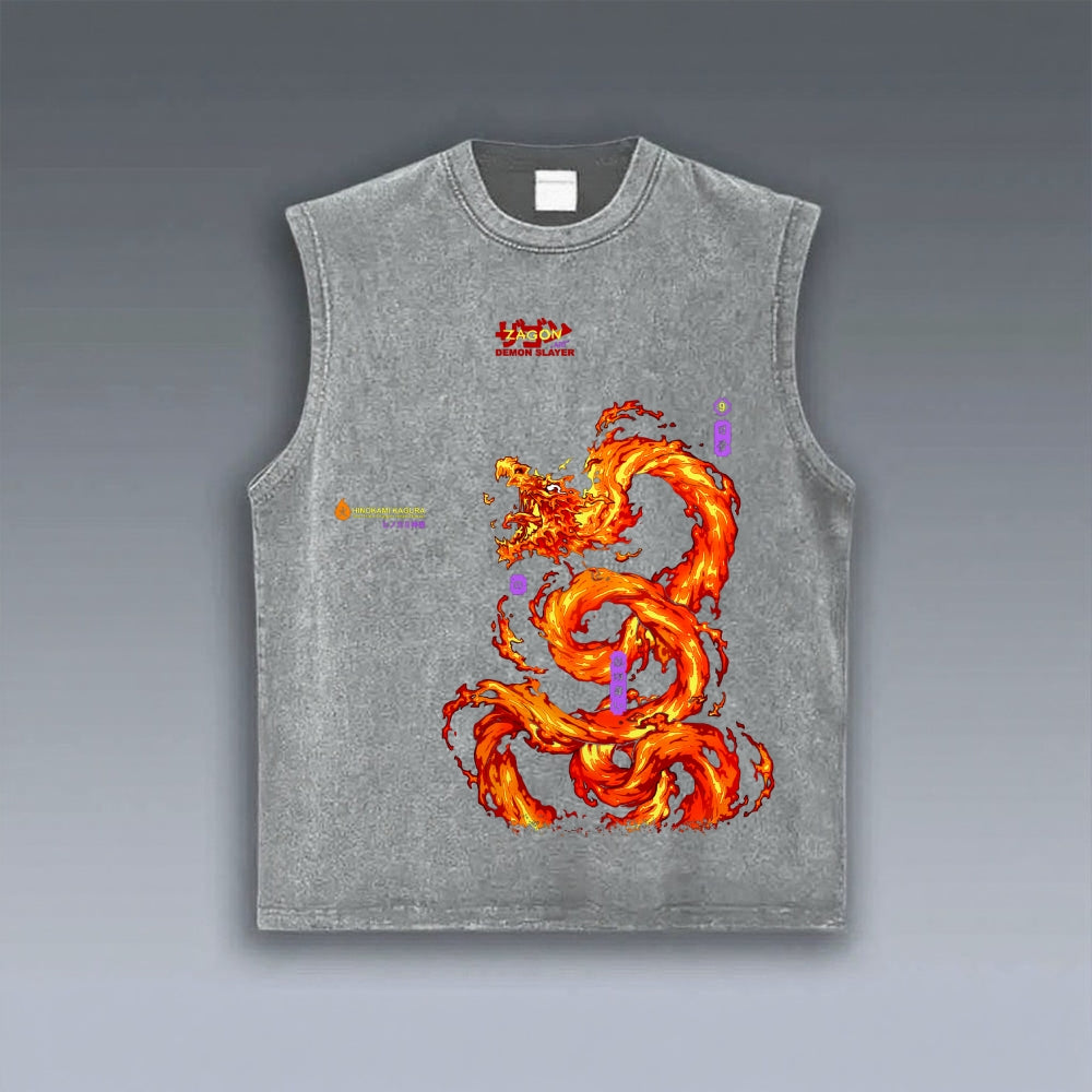 VINTAGE TANK TOP Demon Slayer