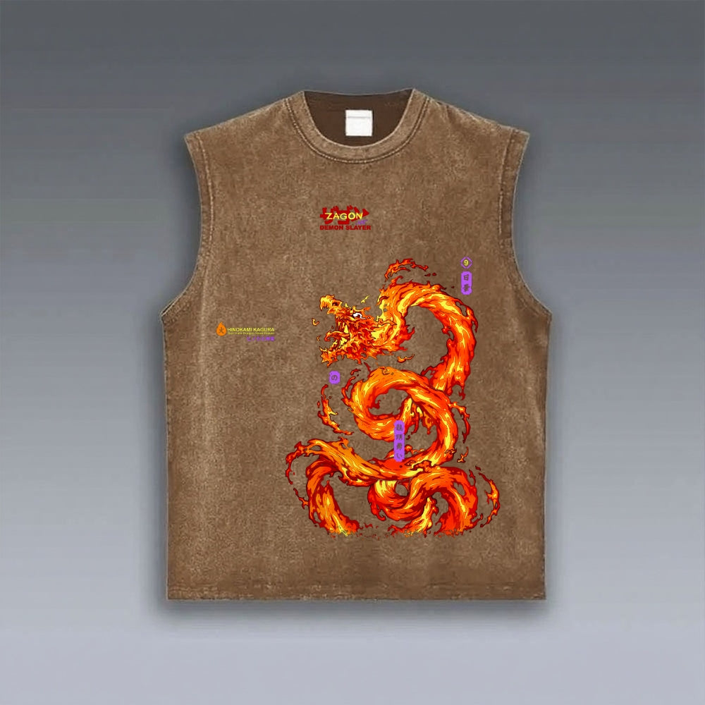 VINTAGE TANK TOP Demon Slayer