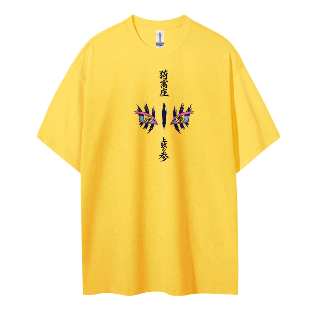Demon Slayer Cotton Unisex Crew Neck Anime T-Shirt