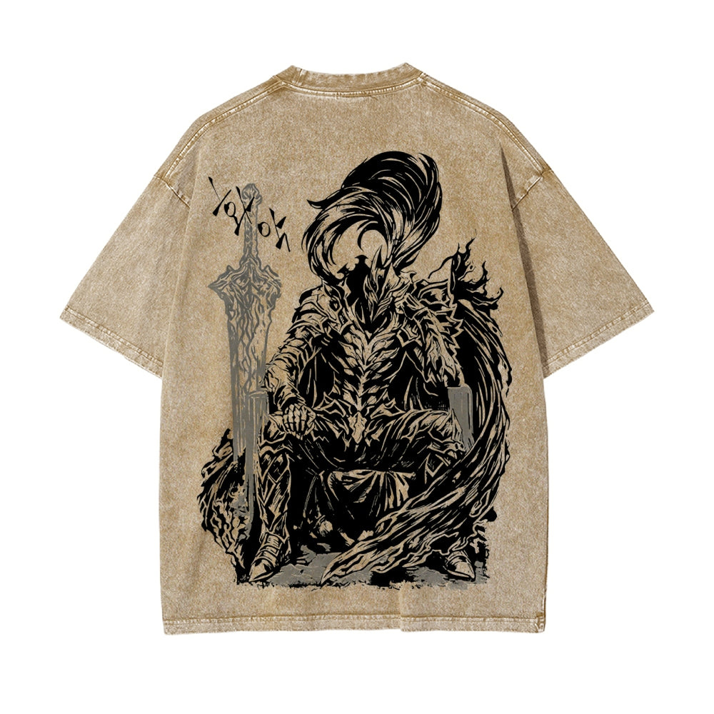 Vintage Oversized T-Shirt Solo leveling